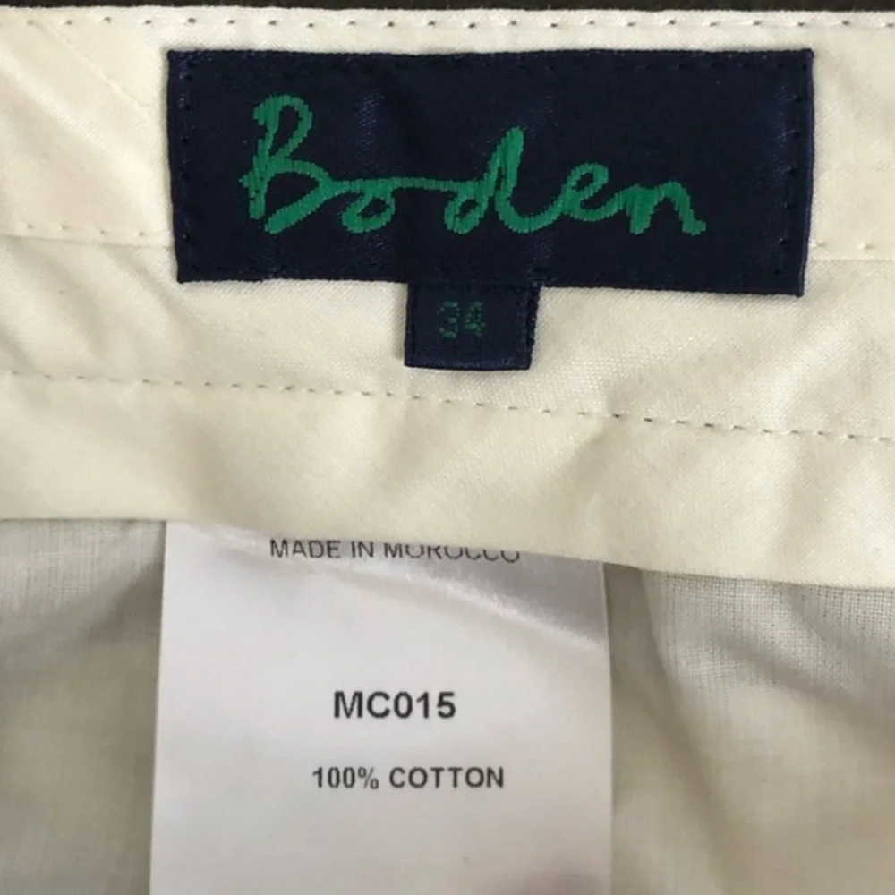 Boden Classic Chino - Unfinished Hem -  NWT - Picture 6 of 7